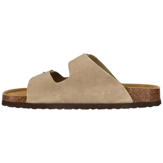 Nou Women's Cosimo Leather Cork Sandal Timber Wolf NOU264439-3027
