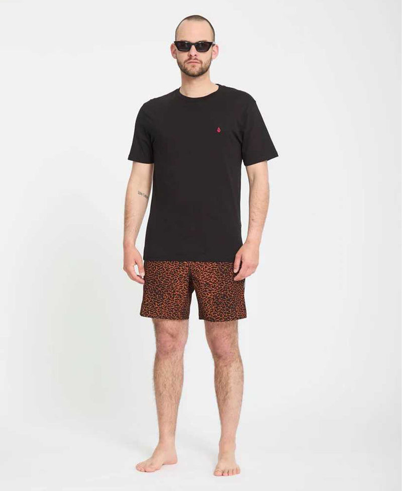 Load image into Gallery viewer, Volcom Men's Melange Trunk 17" Boardshort Brown Horn A2512613_BRH
