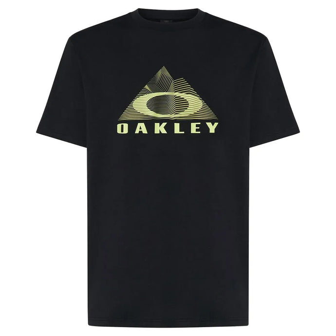 Oakley Men's Lined Mountain Bark T-shirt Blackout F0A406222-02E