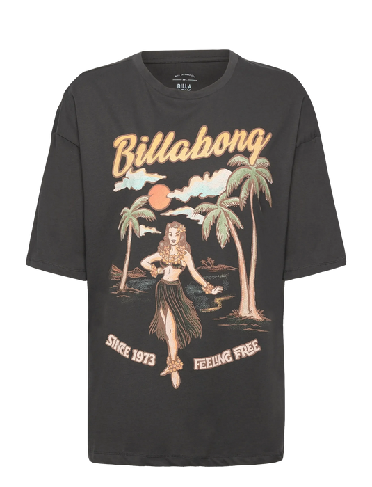 Billabong Women's My Sunny Girl T-shirt Off Black EBJZT00477