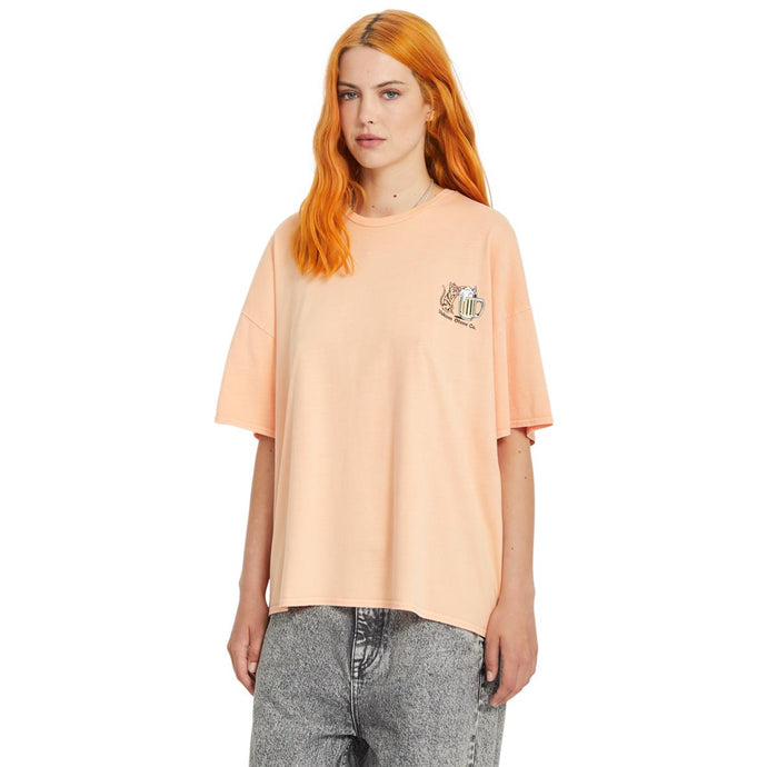 Volcom Women's My Guys Pale Peach T-Shirt B3512513_PCH