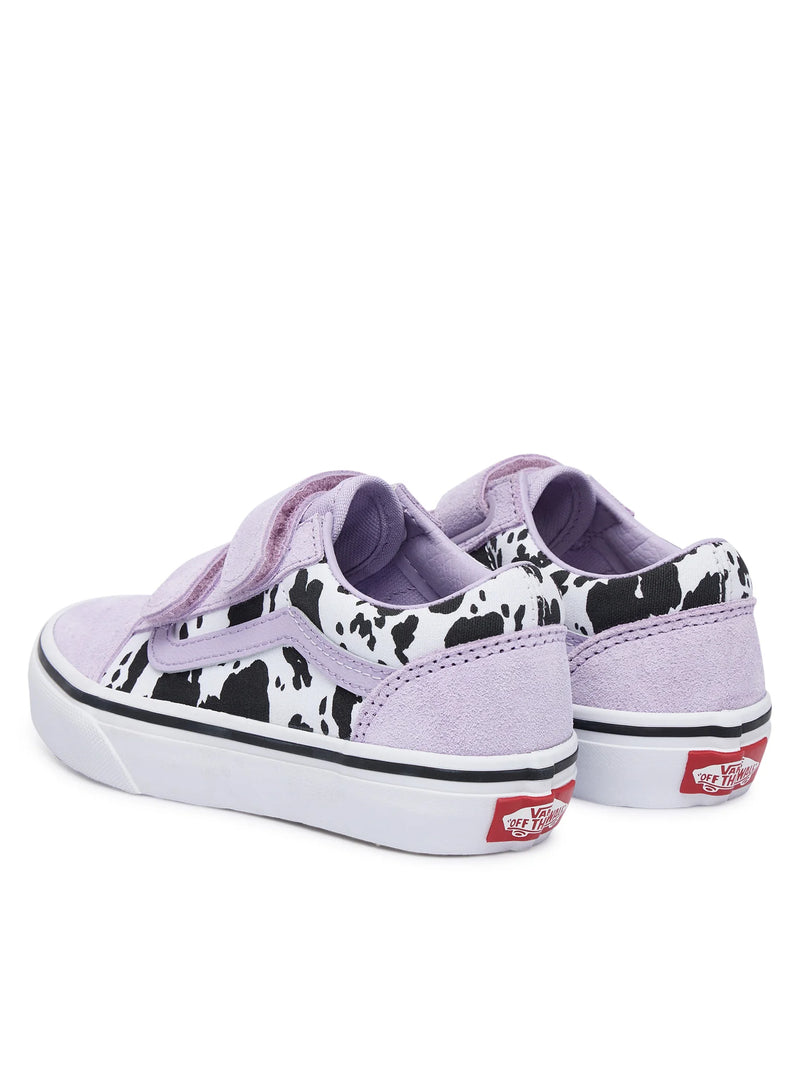 Load image into Gallery viewer, Vans Kids Old Skool V Shoes (4-8 years) Cow Soft Purple VN000CYDGRG
