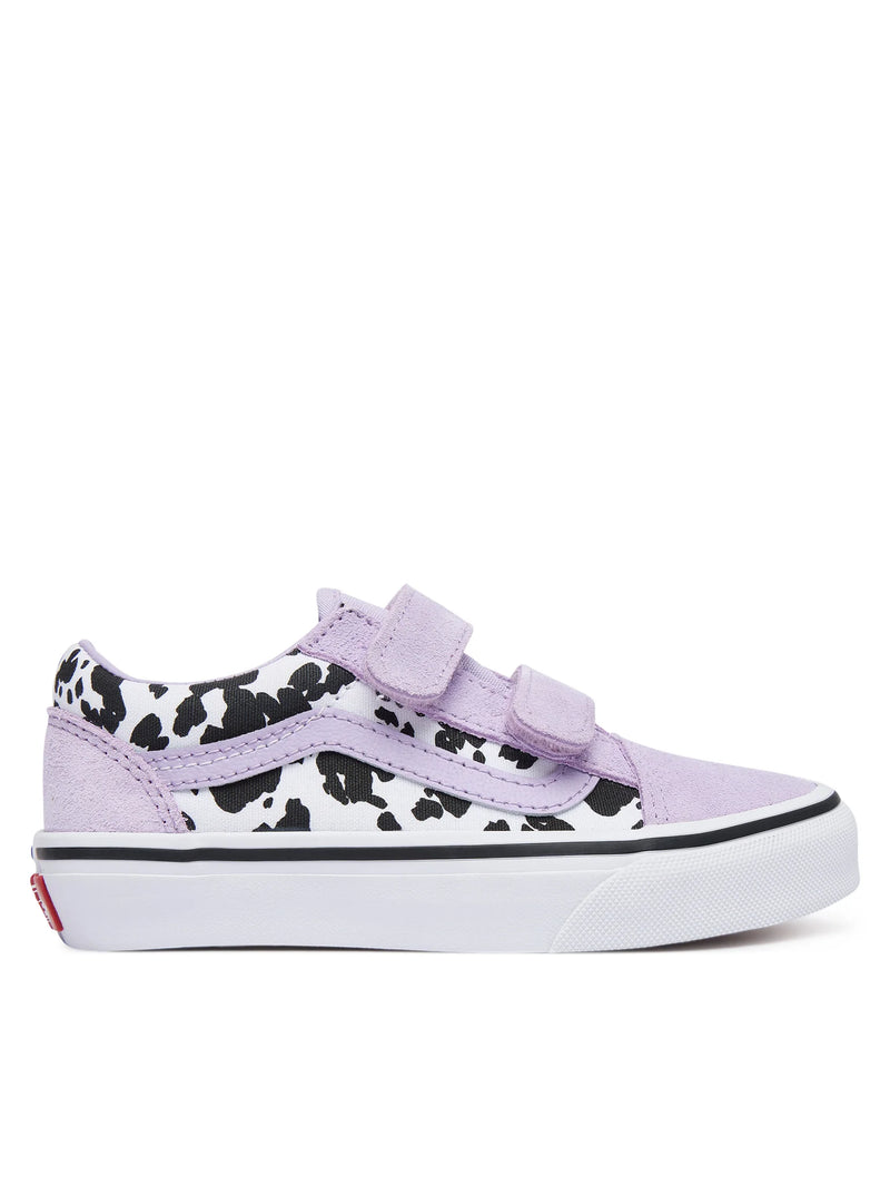 Load image into Gallery viewer, Vans Kids Old Skool V Shoes (4-8 years) Cow Soft Purple VN000CYDGRG
