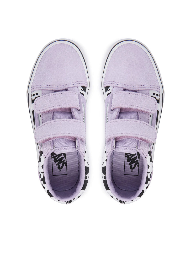 Load image into Gallery viewer, Vans Kids Old Skool V Shoes (4-8 years) Cow Soft Purple VN000CYDGRG
