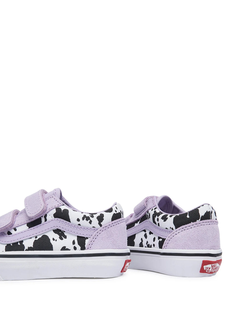 Load image into Gallery viewer, Vans Kids Old Skool V Shoes (4-8 years) Cow Soft Purple VN000CYDGRG
