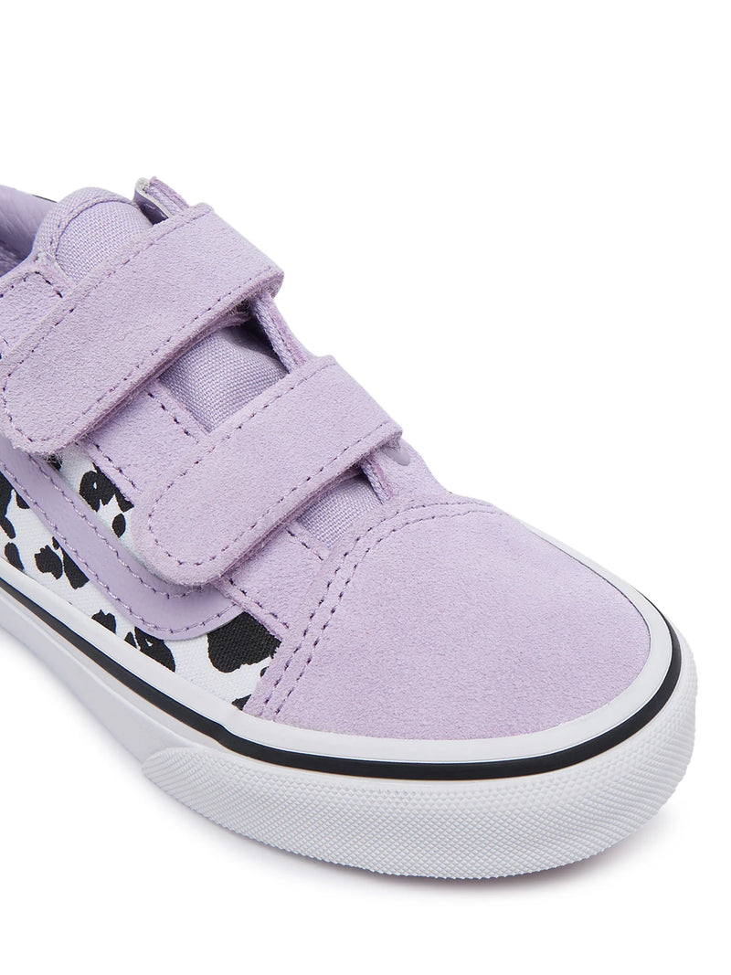 Load image into Gallery viewer, Vans Kids Old Skool V Shoes (4-8 years) Cow Soft Purple VN000CYDGRG
