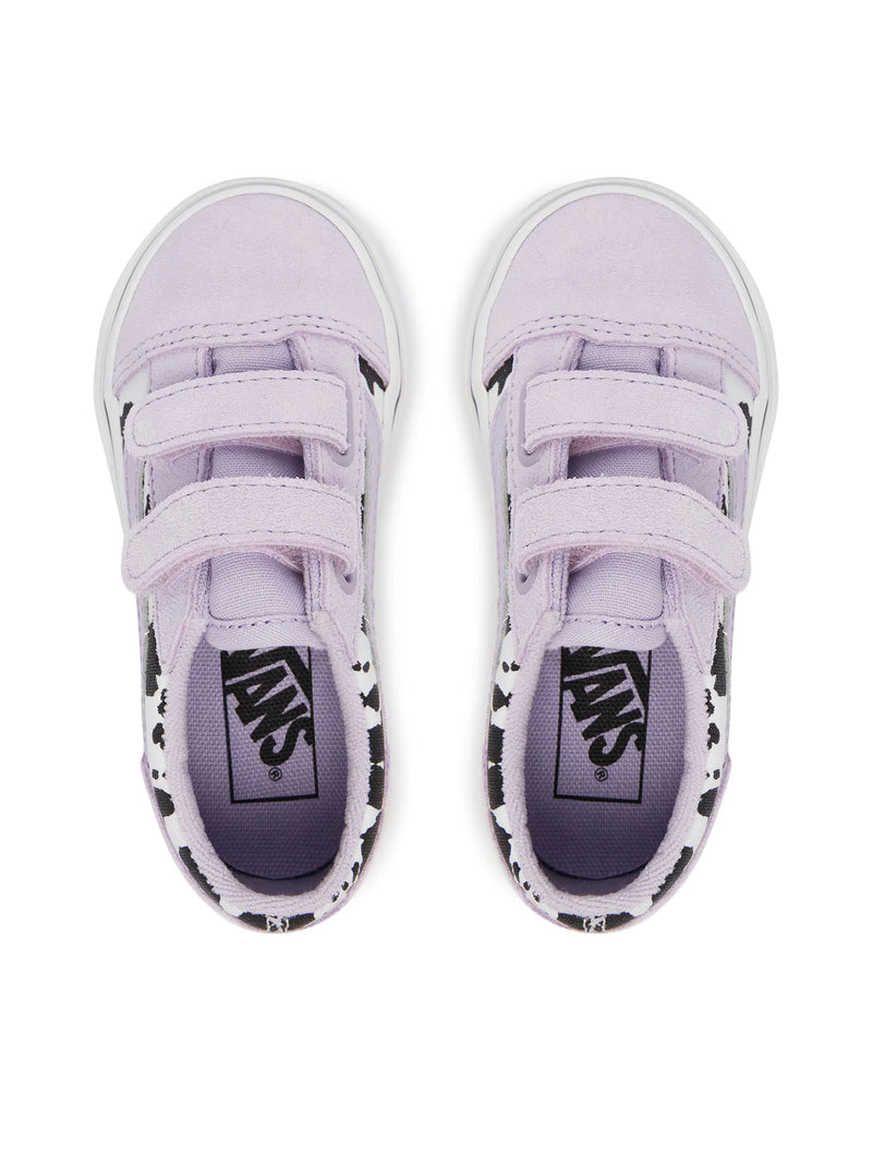 Load image into Gallery viewer, Vans Toddler Old Skool V Shoes (1-4 years) Cow Soft Purple VN000CTGGRG
