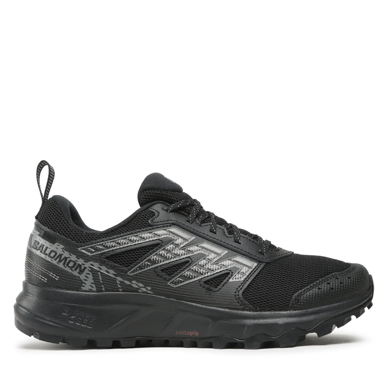 Load image into Gallery viewer, Salomon Men&#39;s Wander Gore-Tex Trail Shoes Black/Pewter/Frost Gray L471484
