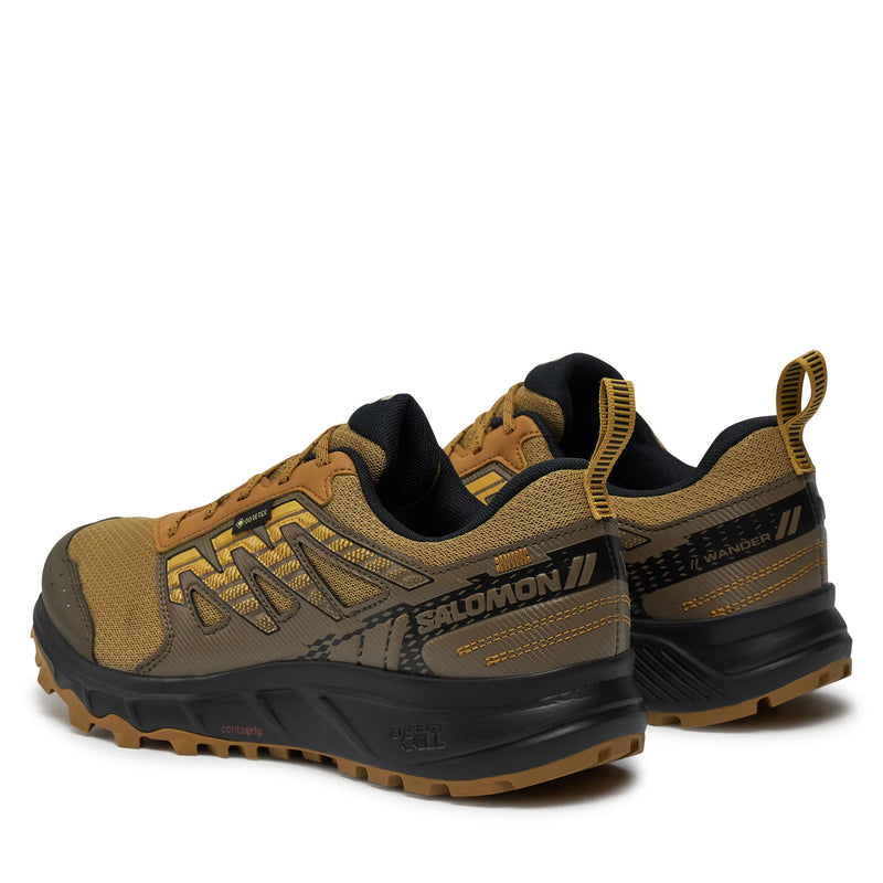 Load image into Gallery viewer, Salomon Men&#39;s Wander Gore-Tex Trail Shoes Antique Bronze/Canteen/Southern Moss L474366
