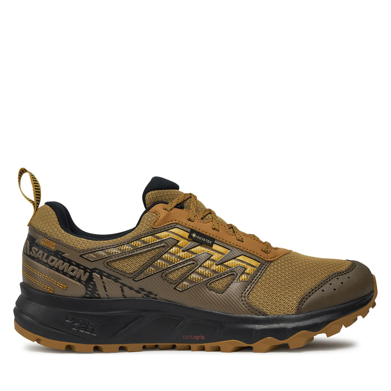 Load image into Gallery viewer, Salomon Men&#39;s Wander Gore-Tex Trail Shoes Antique Bronze/Canteen/Southern Moss L474366
