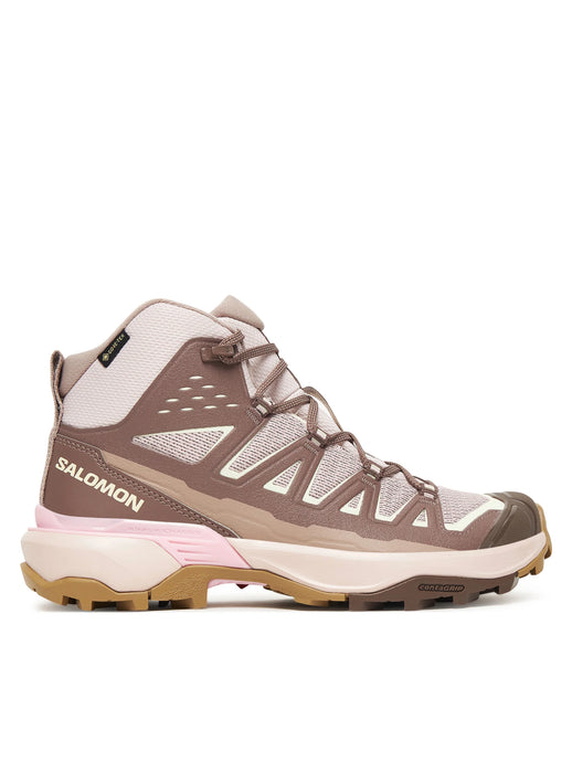 Salomon Women's X Ultra 360 Edge Mid Gore-Tex Shoes Iron/Hushed Violet/Transparent Yellow L479820
