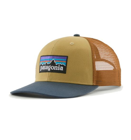 Patagonia Unisex P6 Logo Trucker Hat Lynx Tan 38289-LYTN