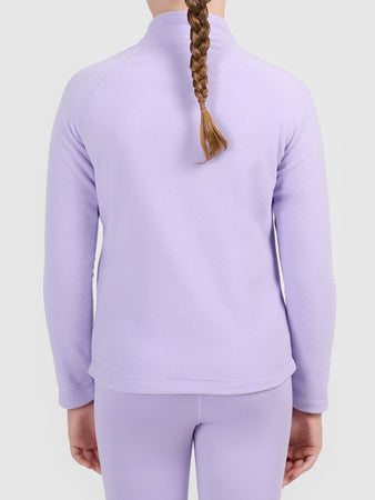 Load image into Gallery viewer, 4F Kid's Lightweight Thermal Fleece Purple 4FJWAW26UFLEF089-52S
