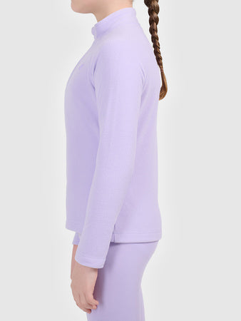 Load image into Gallery viewer, 4F Kid's Lightweight Thermal Fleece Purple 4FJWAW26UFLEF089-52S
