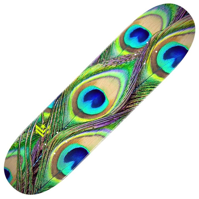 Mini Logo Unisex Fin Fur & Feathers Skateborad Deck Peacock DCMMML2432018PF