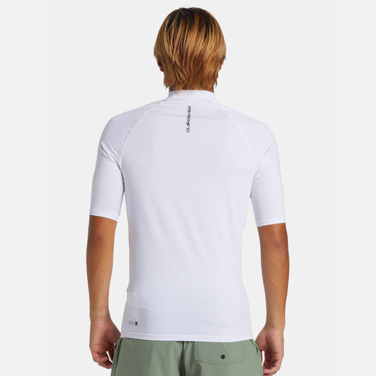 Quiksilver Men's DNA Surf Short Sleeve UPF50 Lycra T-Shirt White AQYWR03138-WBB0
