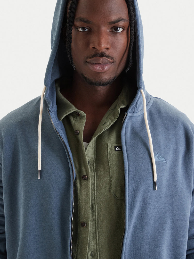 Load image into Gallery viewer, Quiksilver Men's Salt Water Full Zip Hoodie Blue EQYFT05160-BNDO
