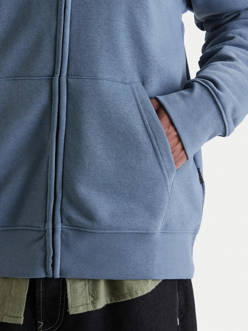 Load image into Gallery viewer, Quiksilver Men's Salt Water Full Zip Hoodie Blue EQYFT05160-BNDO
