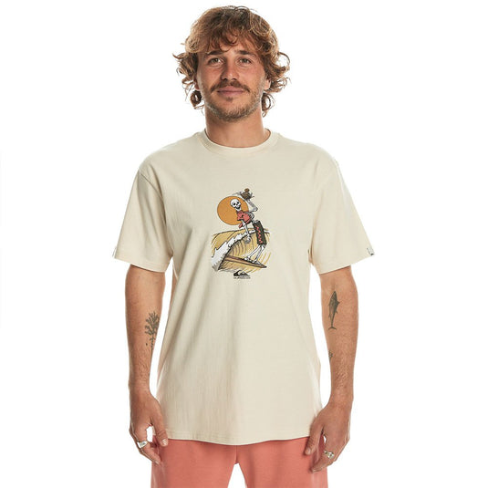 Quiksilver Men's Neverending Surf Regual Fit T-Shirt Birch EQYZT07677-WDW0