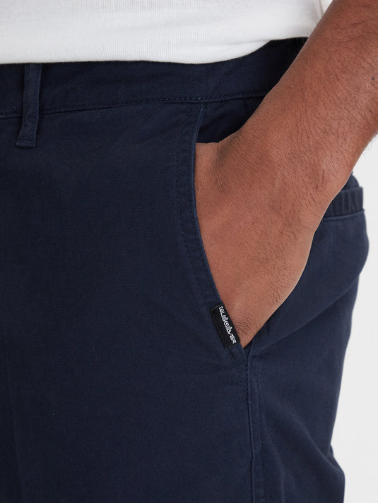Quiksilver Men's Mw Straight Chino Shorts Navy EQYWS03890-KTP0