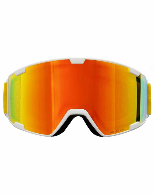 Red Bull Unisex Spect Park White Snow Goggles Orange/Red Mirror PARK-21RE2