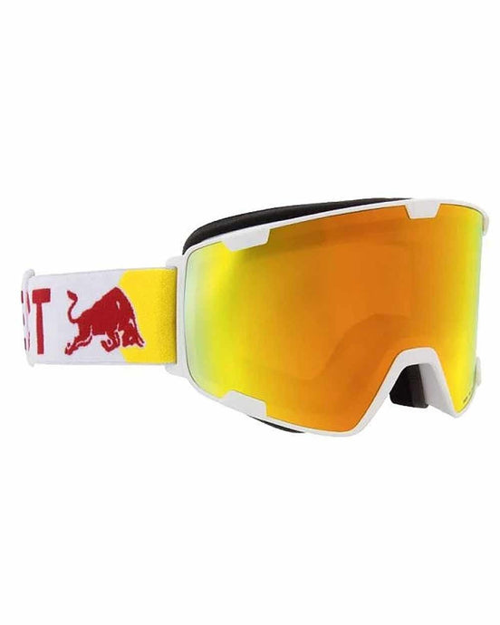 Red Bull Unisex Spect Park White Snow Goggles Orange/Red Mirror PARK-21RE2