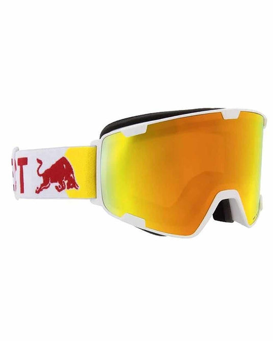 Red Bull Unisex Spect Park White Snow Goggles Orange/Red Mirror PARK-21RE2