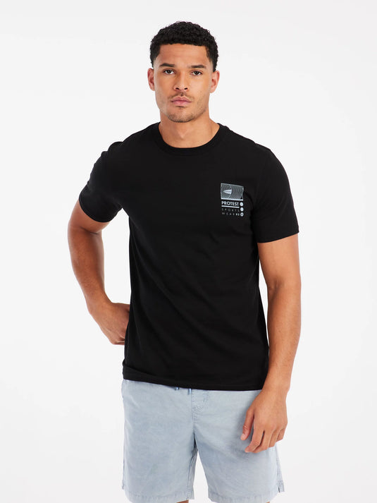 Protest Men's Keidi T-Shirt True Black 17751039-290