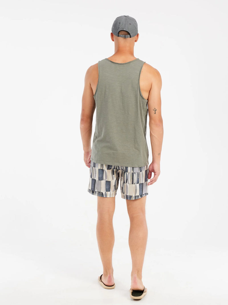 Load image into Gallery viewer, Protest Men&#39;s Dany Tank Top Soil Gray 16751002_782

