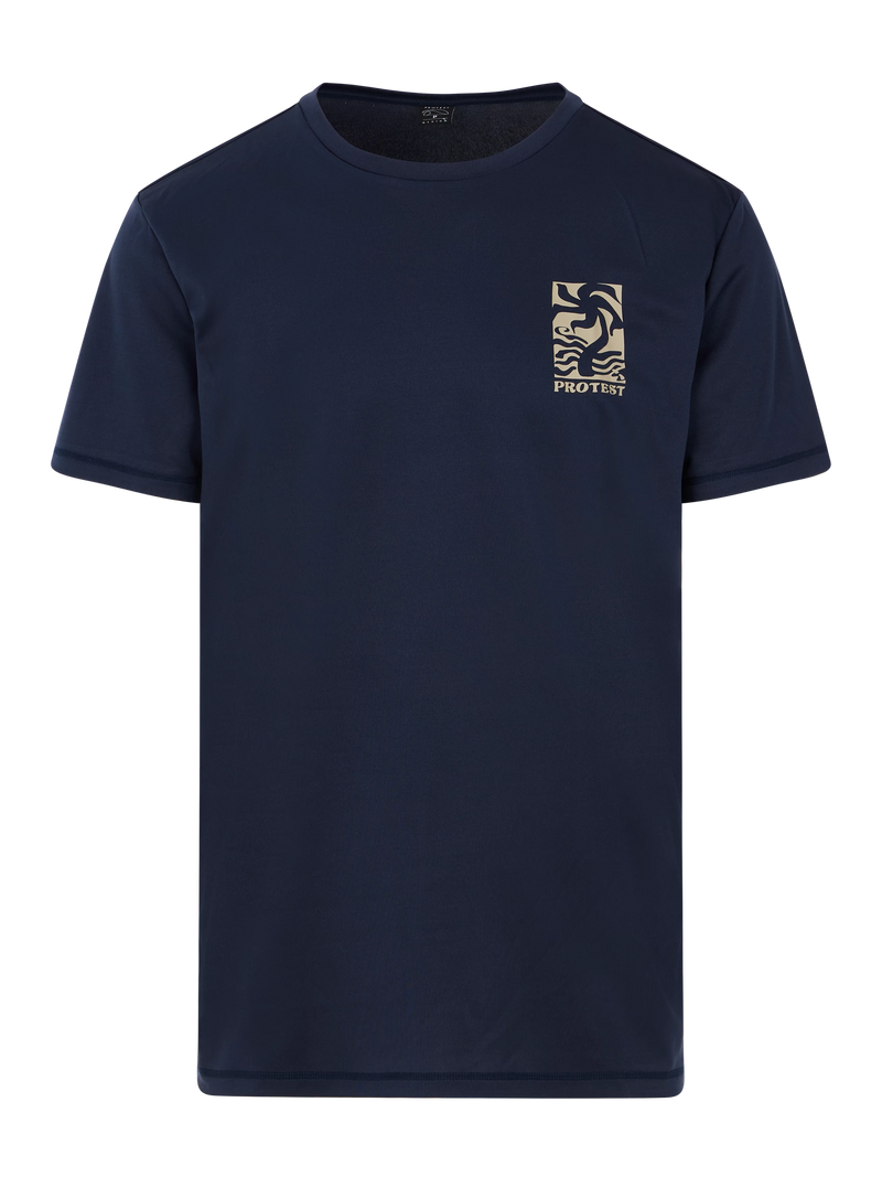 Load image into Gallery viewer, Protest Men&#39;s Foxy Surf T-Shirt Night Skyblue 7710343_906
