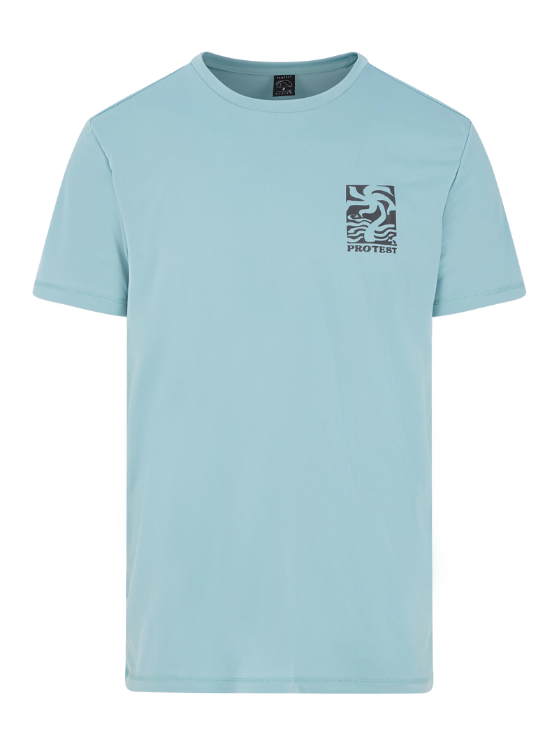 Load image into Gallery viewer, Protest Men&#39;s Foxy Surf Regular Fit T-Shirt Tourmaline Blue 7710343_789
