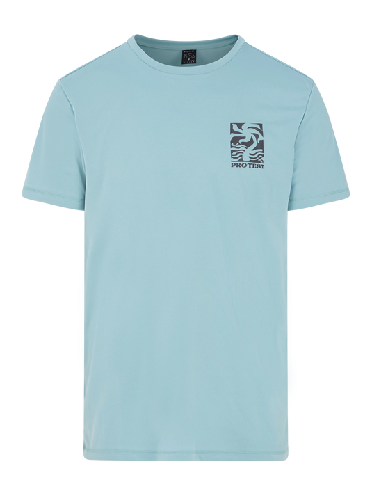 Protest Men's Foxy Surf Regular Fit T-Shirt Tourmaline Blue 7710343_789