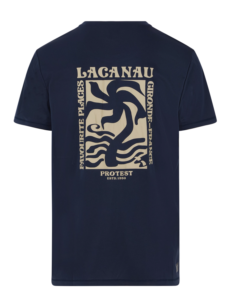 Load image into Gallery viewer, Protest Men&#39;s Foxy Surf T-Shirt Night Skyblue 7710343_906
