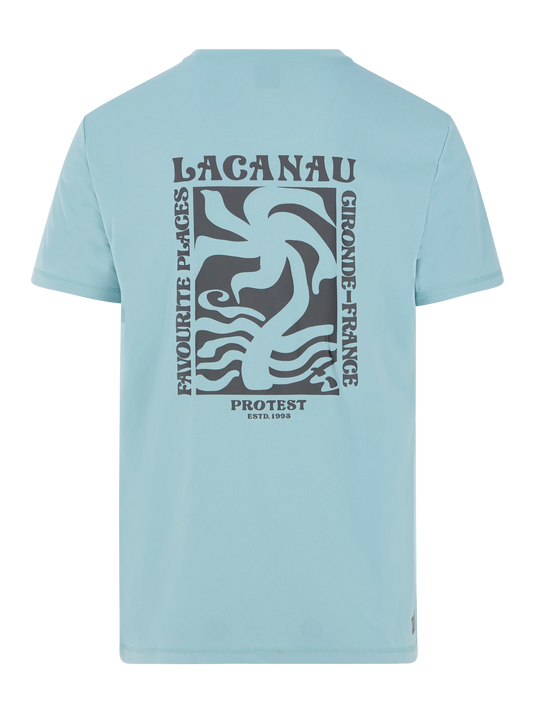 Protest Men's Foxy Surf Regular Fit T-Shirt Tourmaline Blue 7710343_789