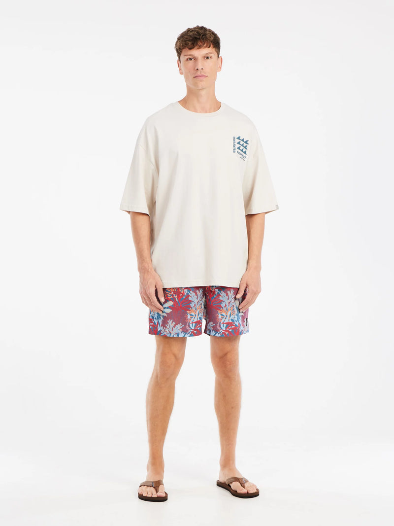 Load image into Gallery viewer, Protest Men&#39;s Code Extra Loose Fit T-Shirt Off White 17751018_106
