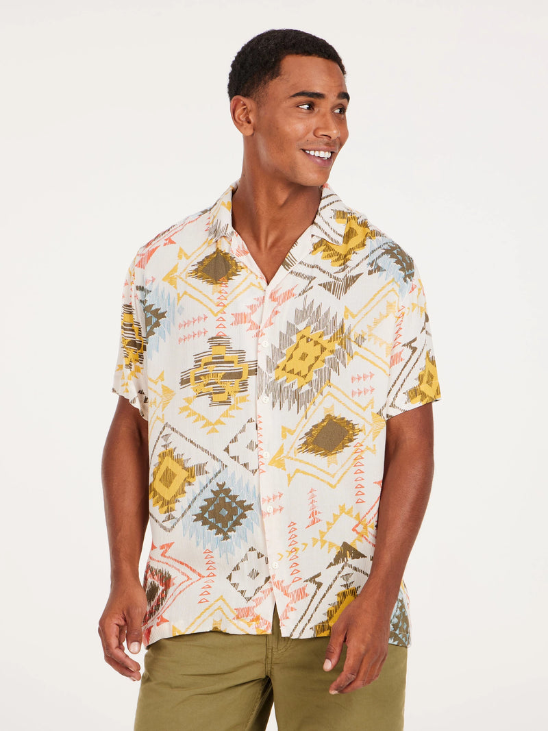 Load image into Gallery viewer, Protest Men&#39;s Able Short Sleeve Loose Fit Kitoffwhite 1710243_106
