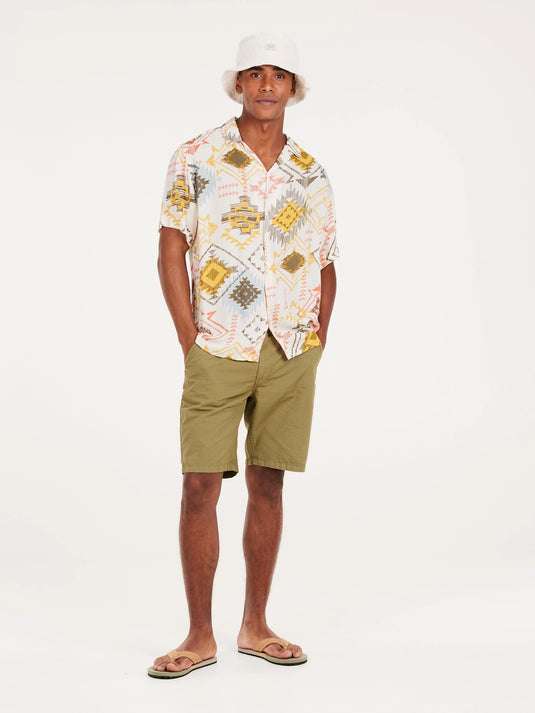 Protest Men's Able Short Sleeve Loose Fit Kitoffwhite 1710243_106