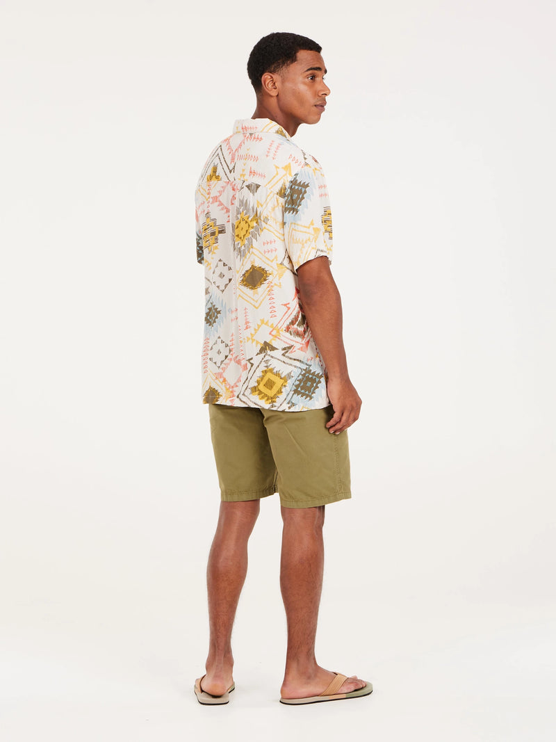 Load image into Gallery viewer, Protest Men&#39;s Able Short Sleeve Loose Fit Kitoffwhite 1710243_106
