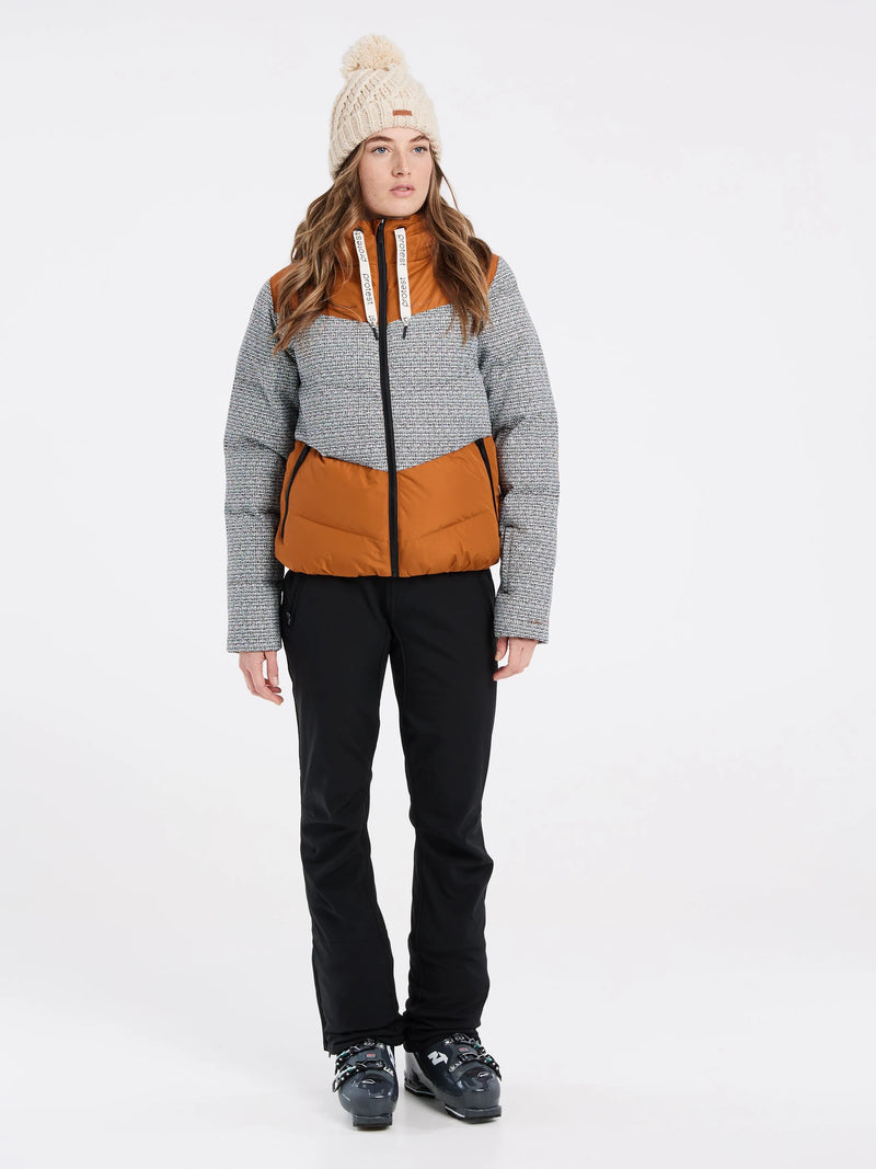 Load image into Gallery viewer, Protest Women's Kartala Ski Jacket Nutty Cognac 6610332-664

