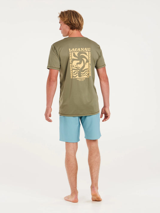Protest Men's Foxy Surf T-Shirt Artichoke Green 7710343_476