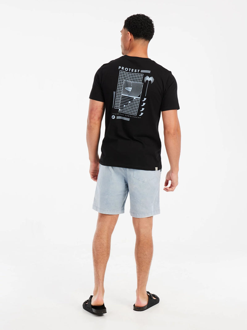 Load image into Gallery viewer, Protest Men&#39;s Keidi T-Shirt True Black 17751039-290
