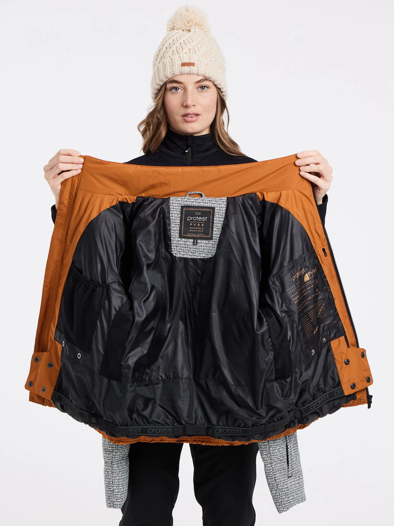 Load image into Gallery viewer, Protest Kartala Jacket Nutty Cognac 6610332-664
