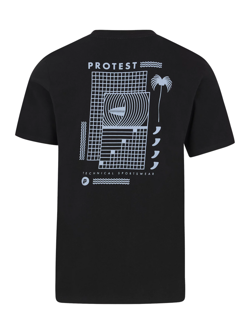 Load image into Gallery viewer, Protest Men&#39;s Keidi T-Shirt True Black 17751039-290
