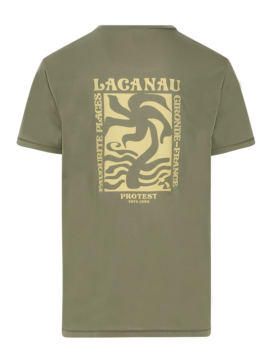 Protest Men's Foxy Surf T-Shirt Artichoke Green 7710343_476