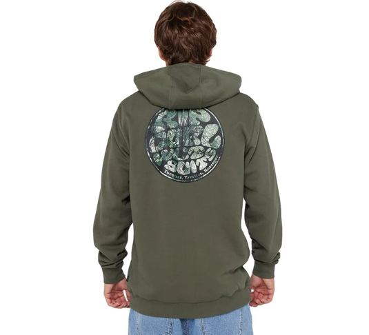 Rip Curl Men's Wettie Passage Icon Zip Through Hoodie Cactus Green 07EMFL-2363