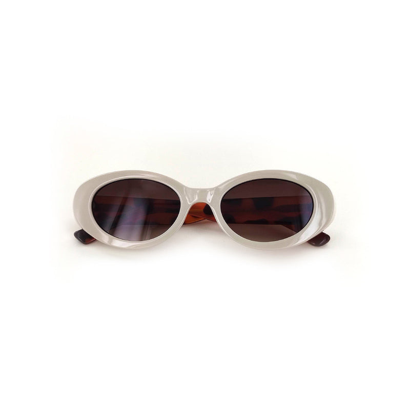 Load image into Gallery viewer, Moken Unisex Abbys Sunglasses Ivory/Brown MKNK06-IVO-GBRW
