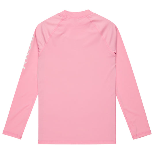 Roxy Kids' Whole Hearted Long Sleeve Girls Rash Vest (6-16 Years) Lilac Chiffon ERGWR03286-MFA0