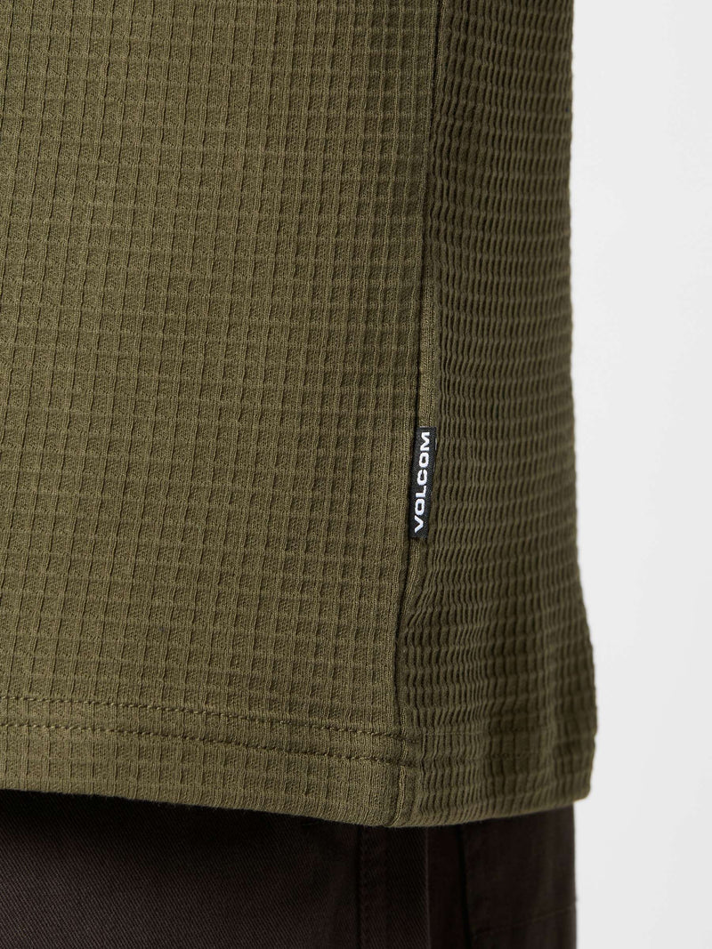 Load image into Gallery viewer, Volcom Men&#39;s Curbstone Lng Sleeve Polo Sage Leaf A0332500-SLE7

