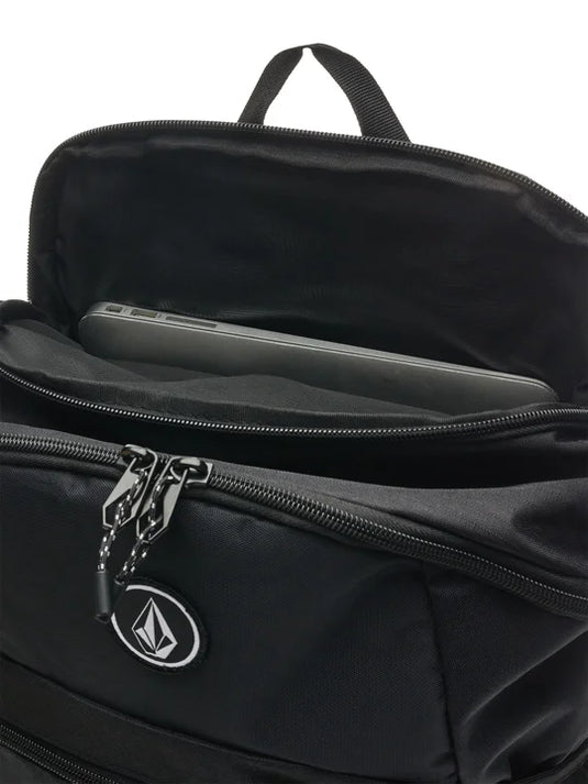 Volcom Unisex Slam School Backpack Black D6532501-BLK