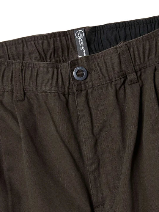 Volcom Men's Chillow Pleat EW Pants Cacao A1232500-CAO